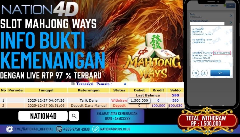 NATION4D -SLOT PG MAHJONG WAYS RP.1.500.000 LUNAS!