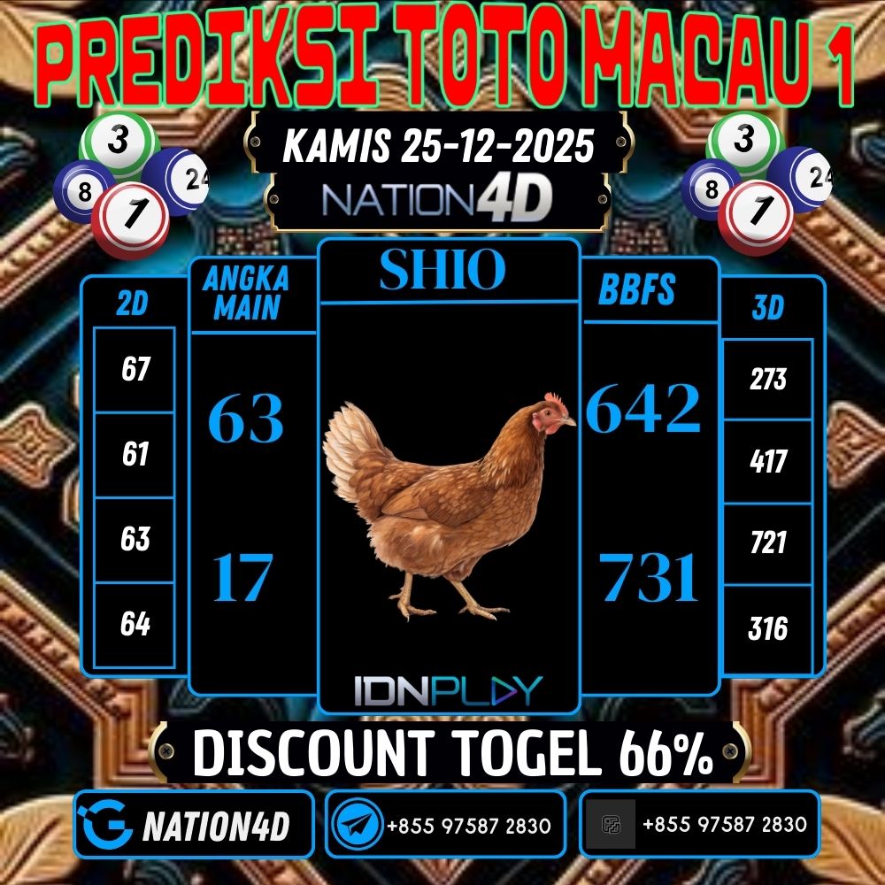 PREDIKSI TOTO MACAU 1
