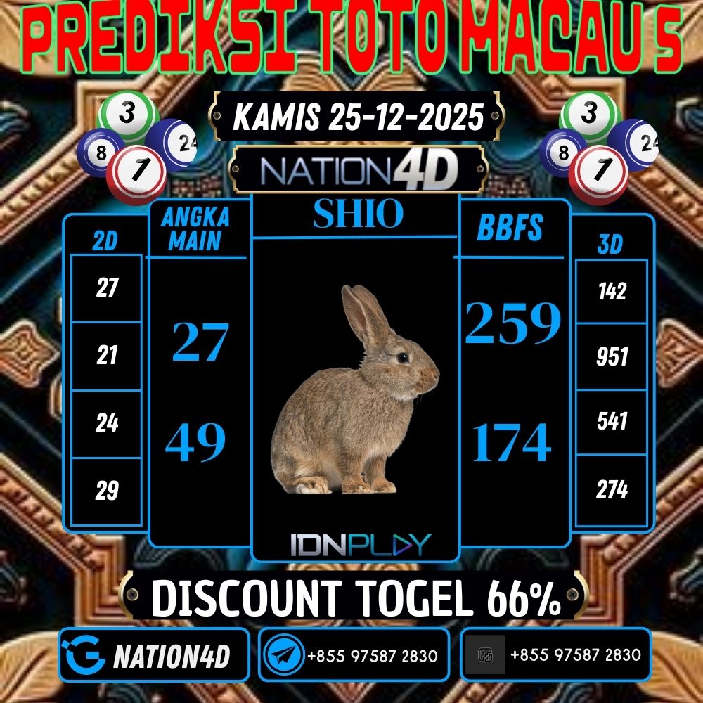 PREDIKSI TOTO MACAU 5