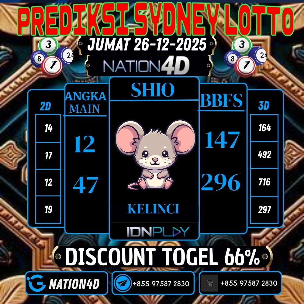 PREDIKSI SYDNEY LOTTO