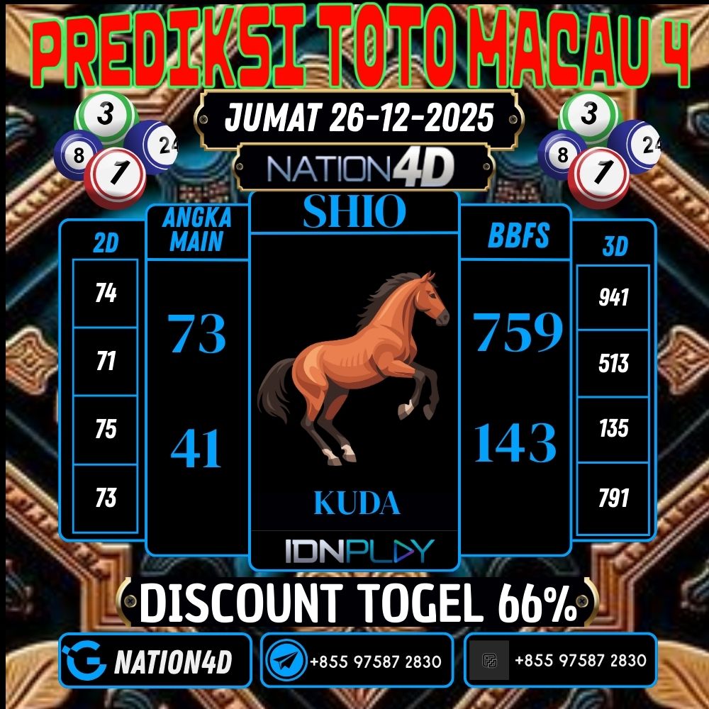 PREDIKSI TOTO MACAU 4