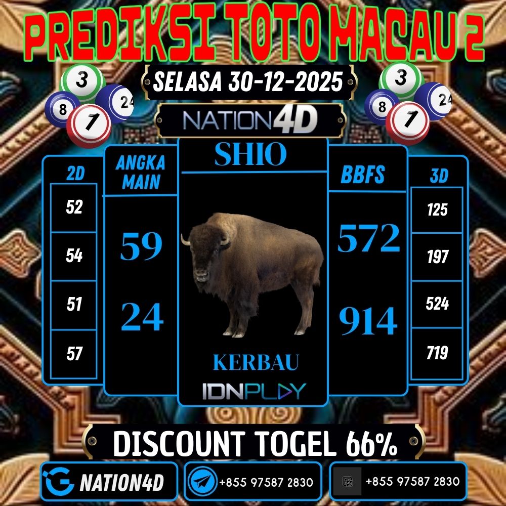 PREDIKSI TOTO MACAU 2
