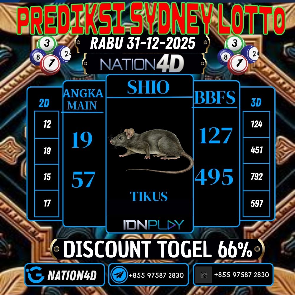 PREDIKSI SYDNEY LOTTO