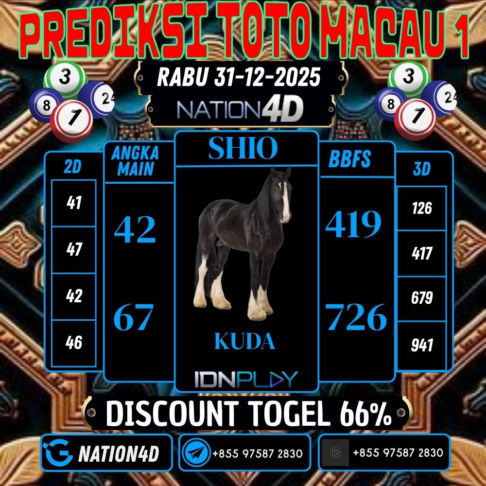 PREDIKSI TOTO MACAU 1