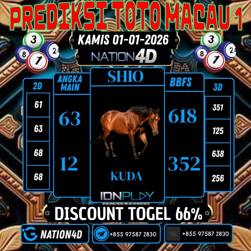 PREDIKSI TOTO MACAU 1