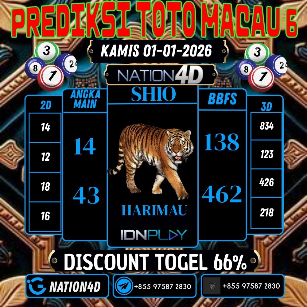 PREDIKSI TOTO MACAU 6