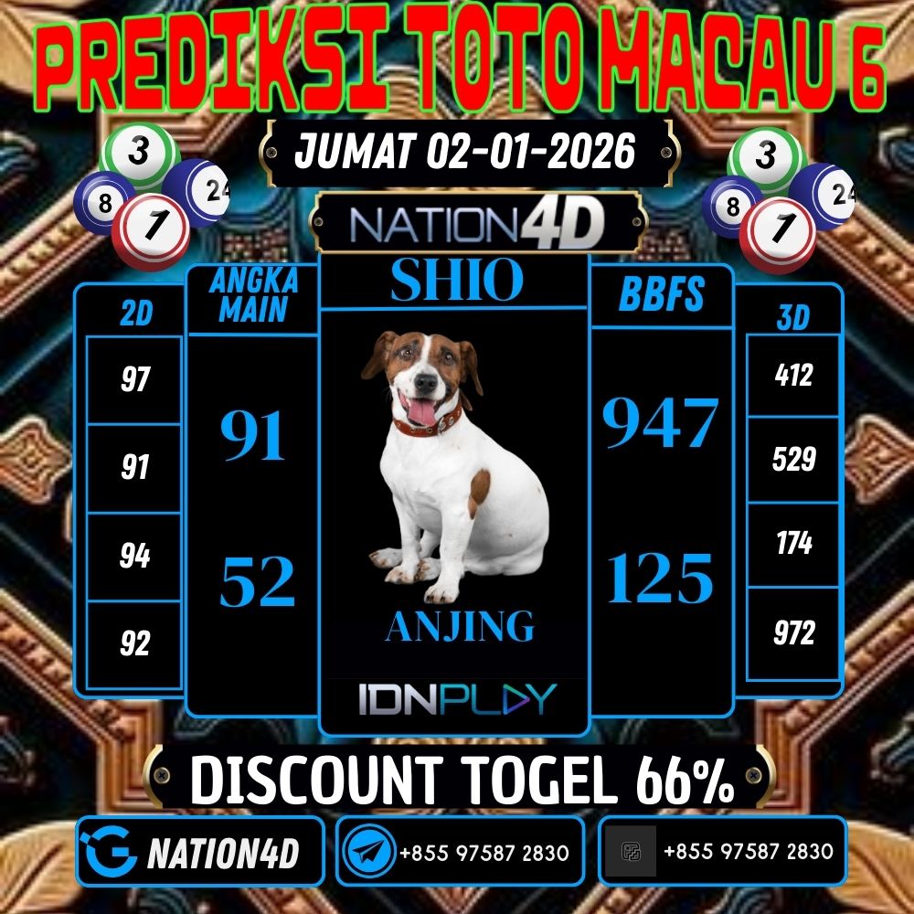 PREDIKSI TOTO MACAU 6