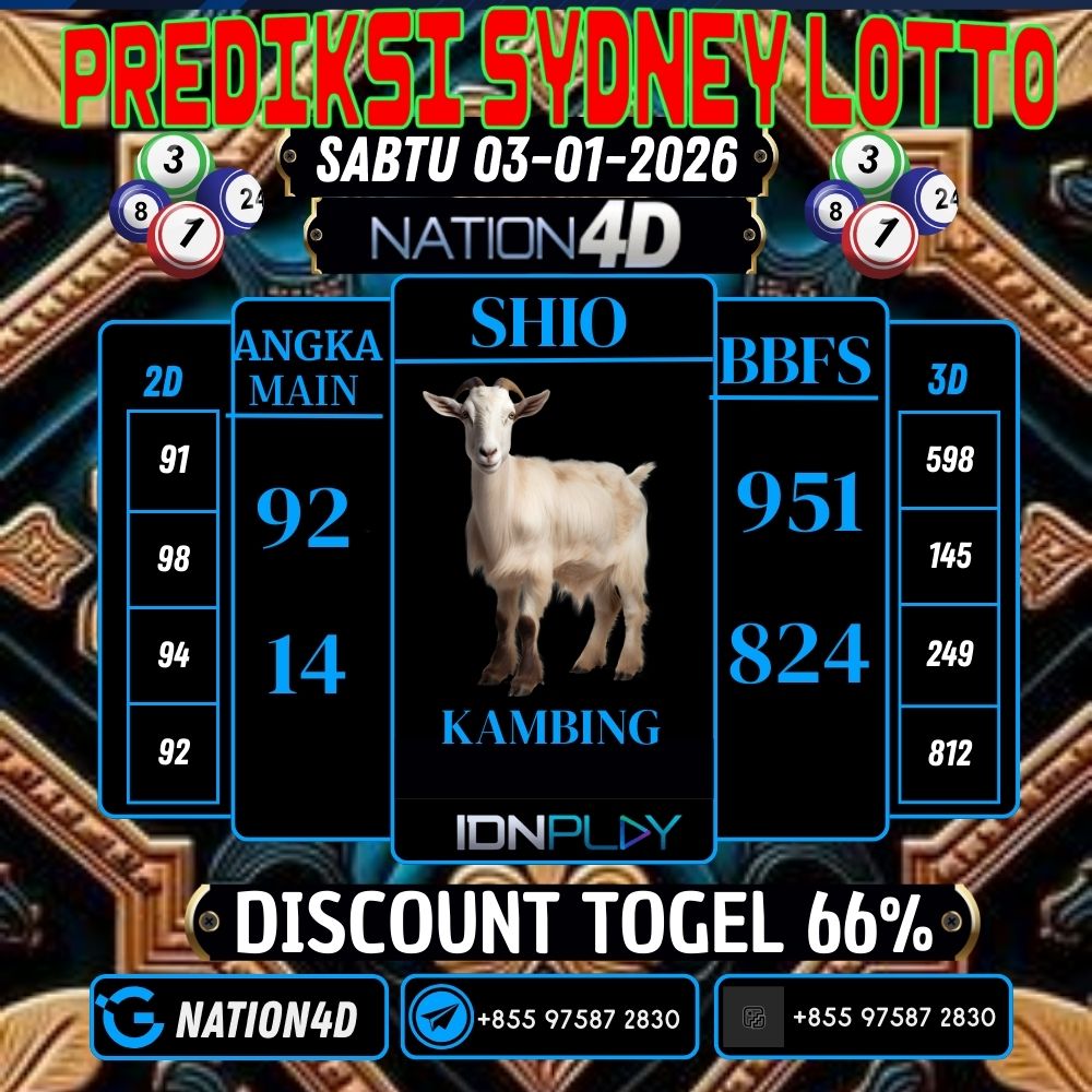 PREDIKSI SYDNEY LOTTO
