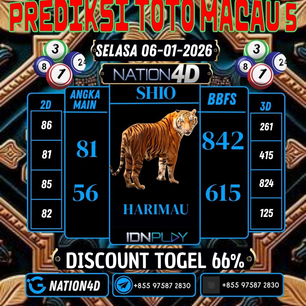 PREDIKSI TOTO MACAU 5