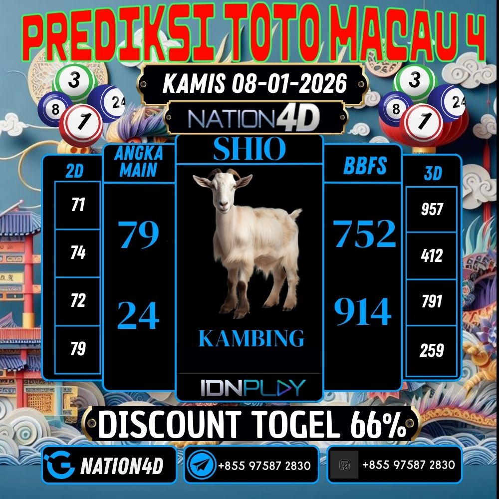 PREDIKSI TOTO MACAU 4