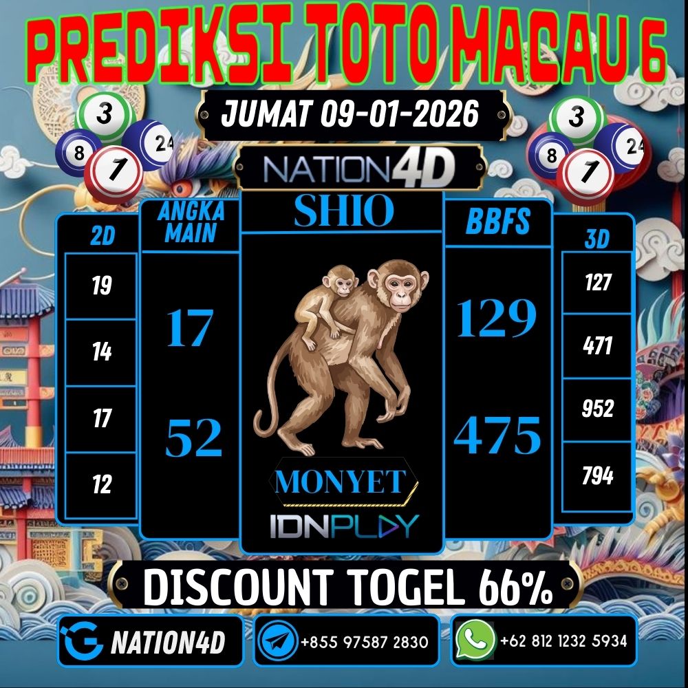 PREDIKSI TOTO MACAU 6