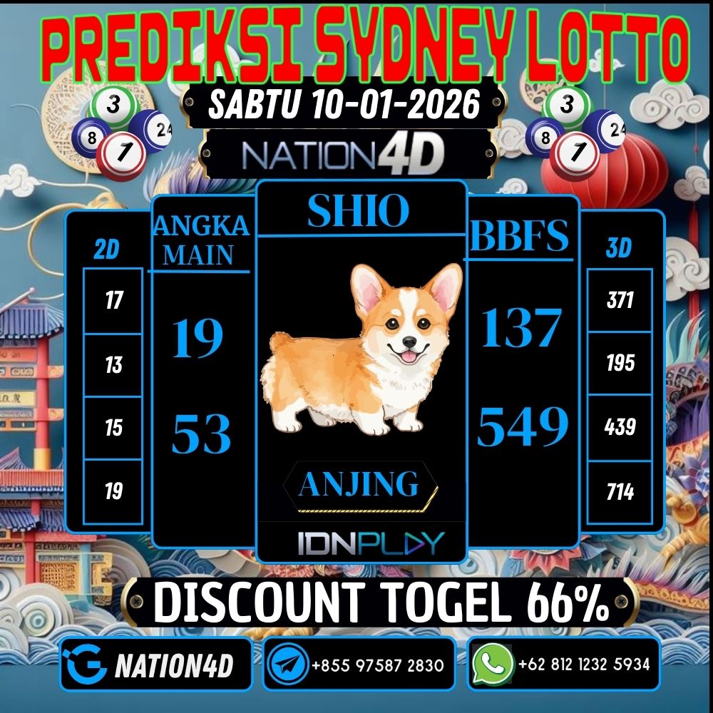 PREDIKSI SYDNEY LOTTO