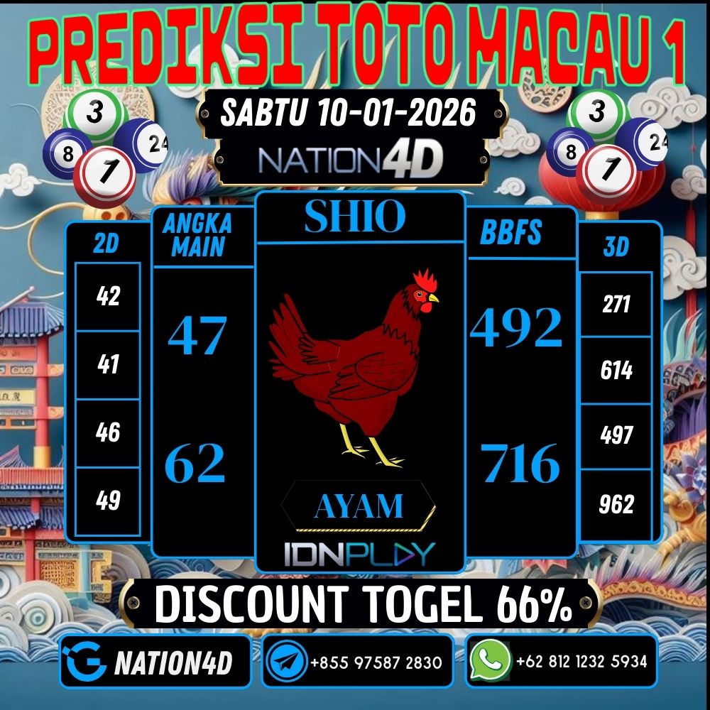 PREDIKSI TOTO MACAU 1