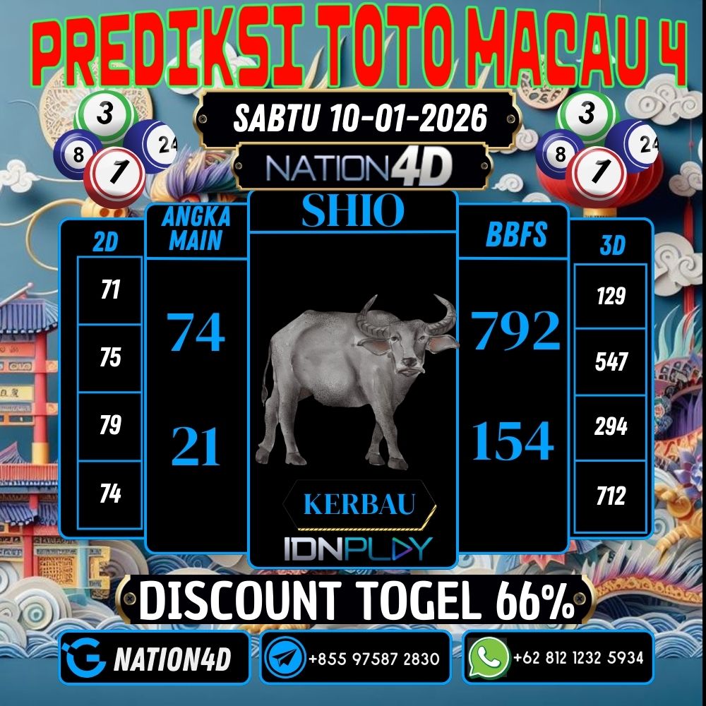 PREDIKSI TOTO MACAU 4