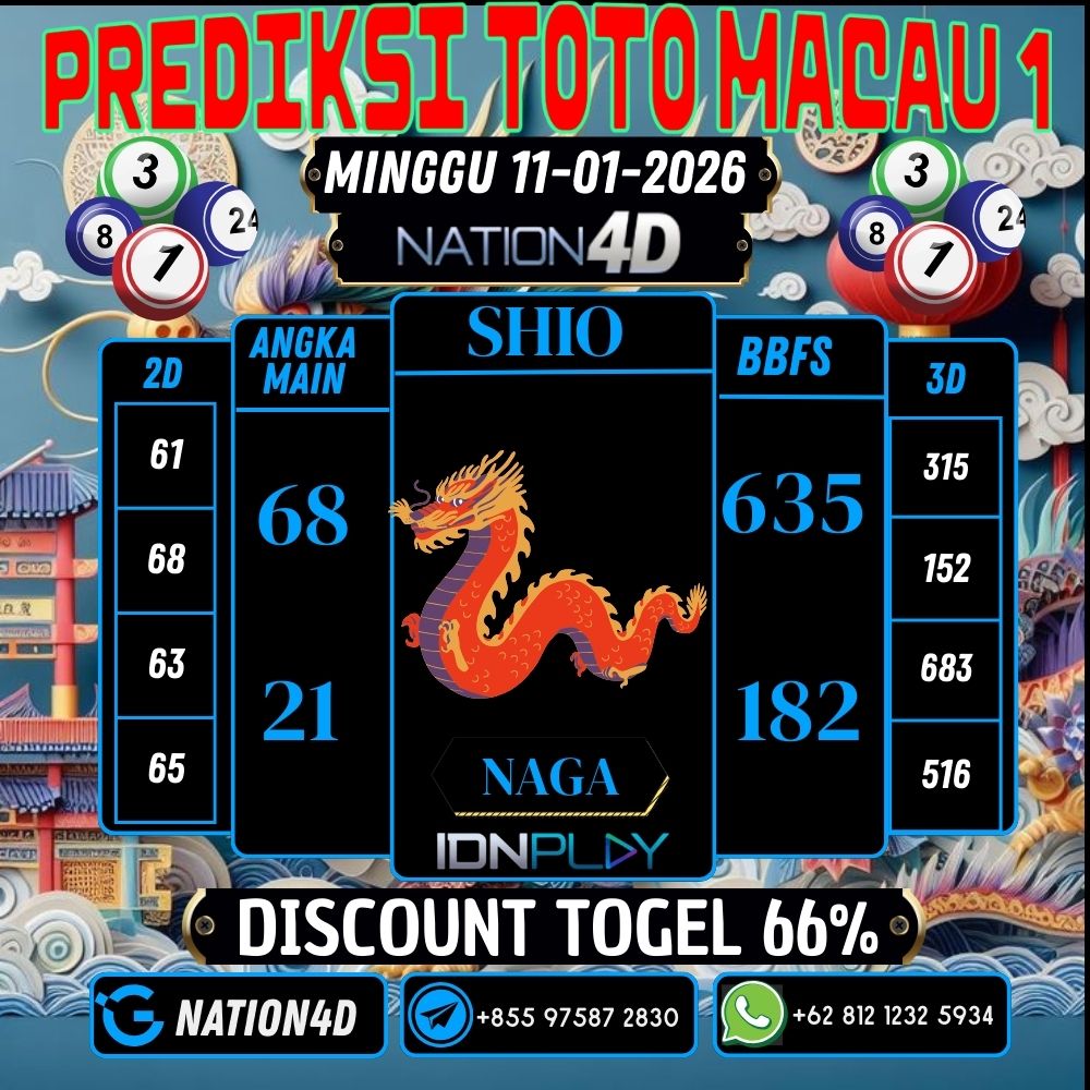 PREDIKSI TOTO MACAU 1