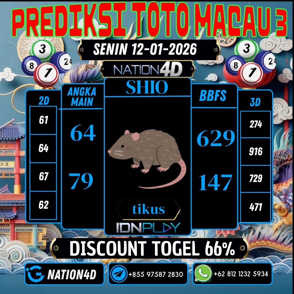 PREDIKSI TOTO MACAU 3