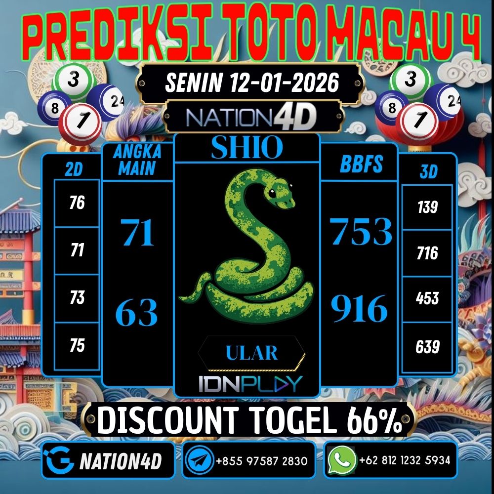 PREDIKSI TOTO MACAU 4