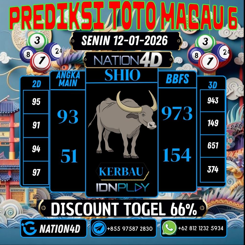 PREDIKSI TOTO MACAU 6