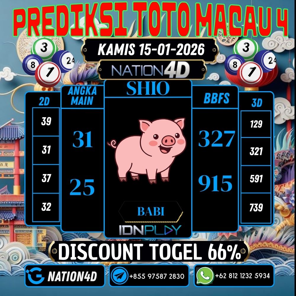 PREDIKSI TOTO MACAU 4
