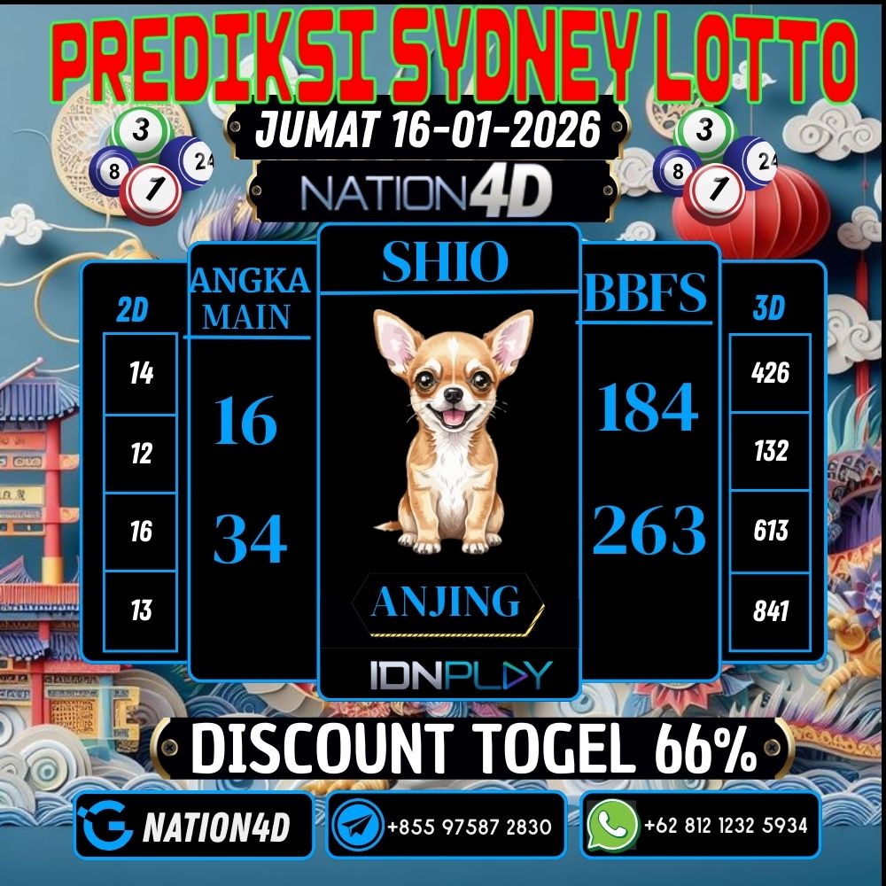 PREDIKSI SYDNEY LOTTO