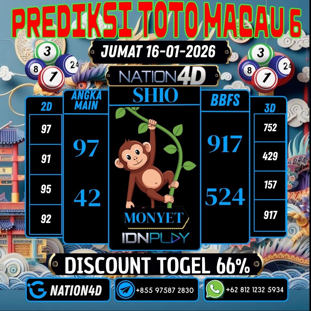 PREDIKSI TOTO MACAU 6