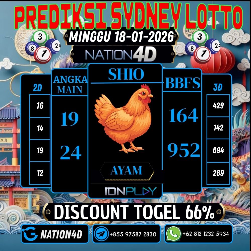 PREDIKSI SYDNEY LOTTO