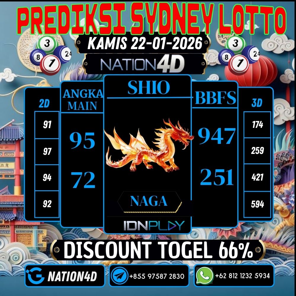 PREDIKSI SYDNEY LOTTO