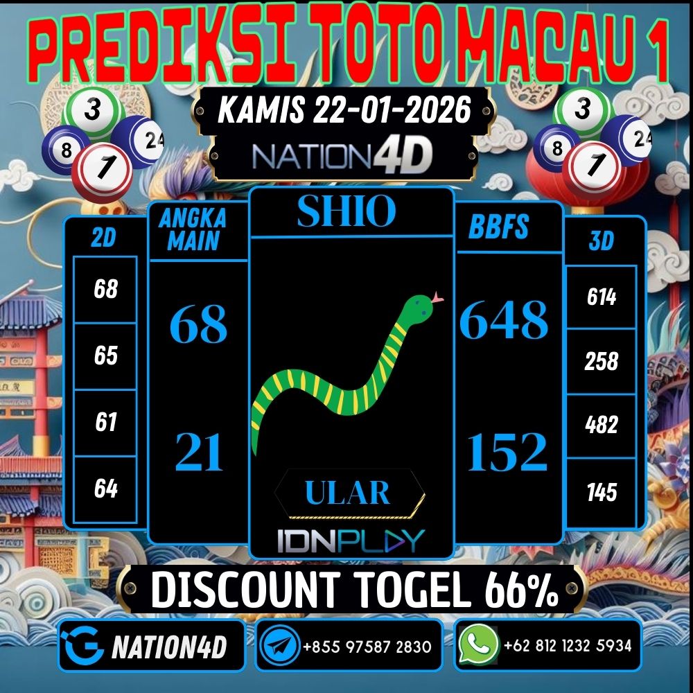 PREDIKSI TOTO MACAU 1