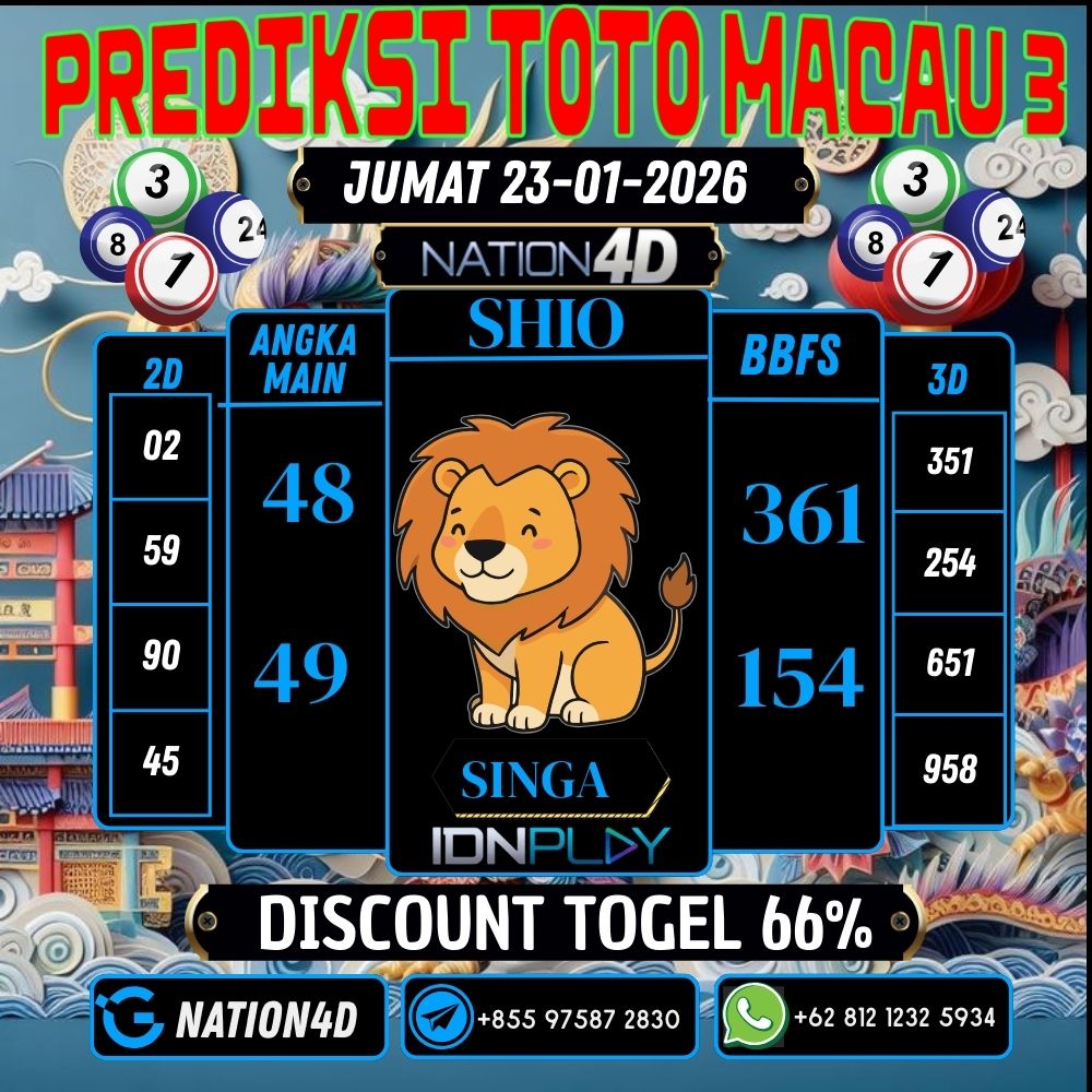 RUMUSAN ANGKA PASARAN TOTO MACAU 4