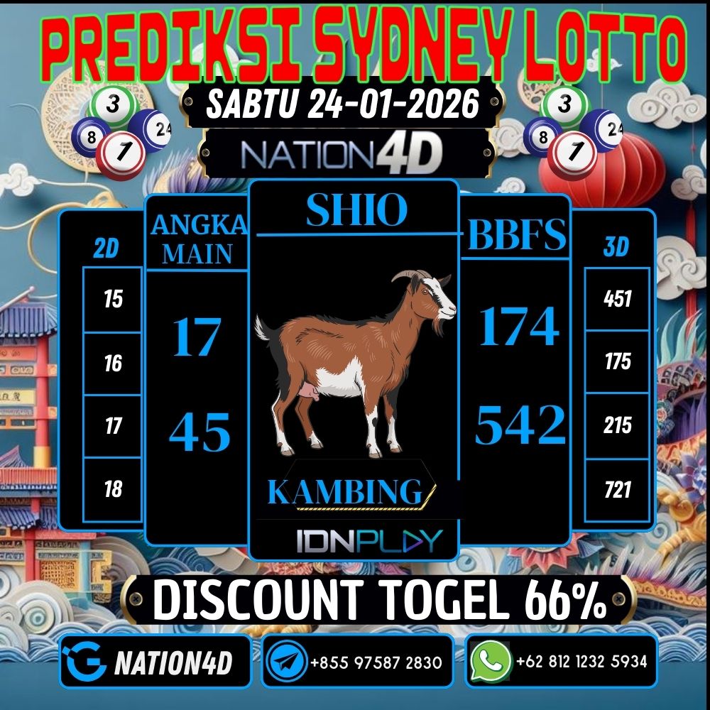 PREDIKSI SYDNEY LOTTO
