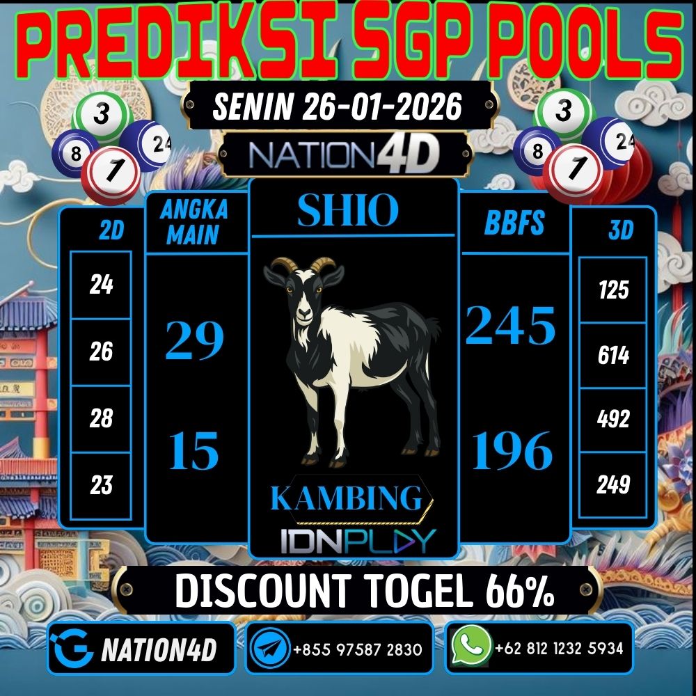 PREDIKSI SINGAPORE POOLS / LOTTO