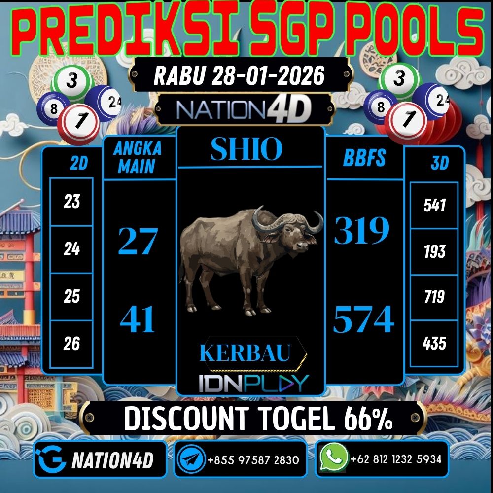 PREDIKSI SINGAPORE POOLS / LOTTO